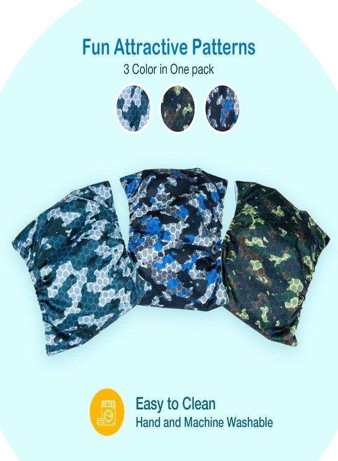 Pet Soft Dog Belly Band - 3 Packs Reusable Dog Diapers Male Dog Diapers Belly Wraps - Washable Dog Belly Bands for Male Dogs (Army, XS) - Image 4